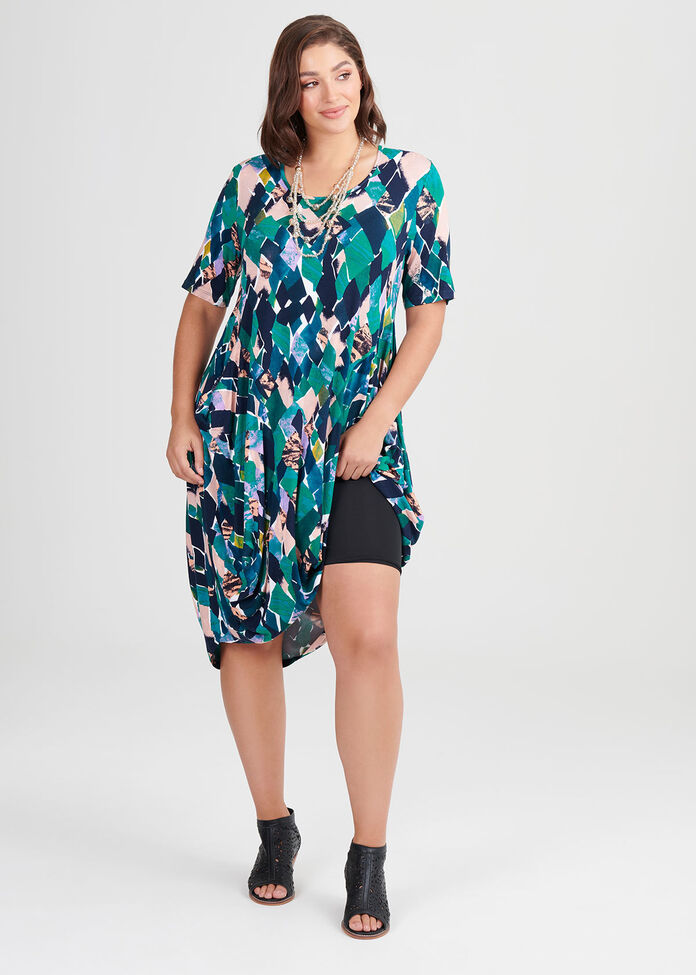 Shop Plus Size Gem Bamboo Dress in Print | Taking Shape AU