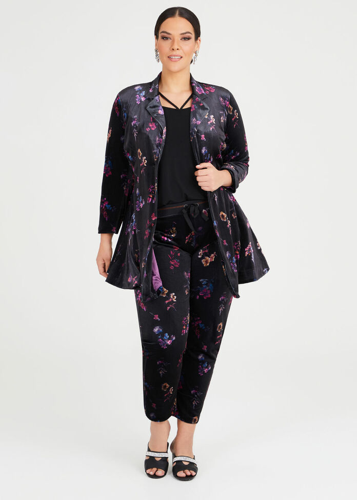 Shop Plus Size Amethyst Velvet Jacket in Multi | Taking Shape AU