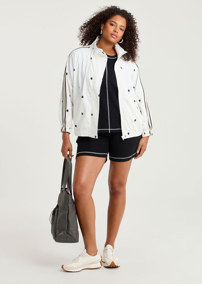 Cotton Contrast Stitch Short, , hi-res