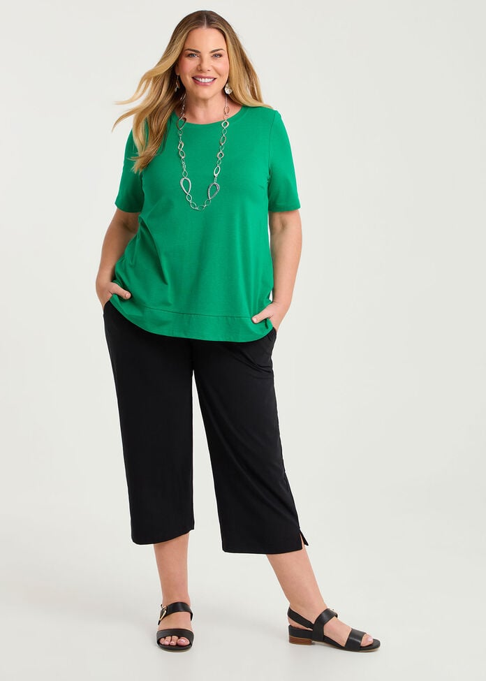 Pima Cotton Everyday Top, , hi-res