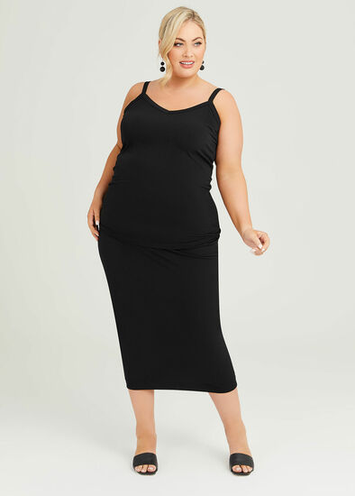 Plus Size Luna Long Skirt