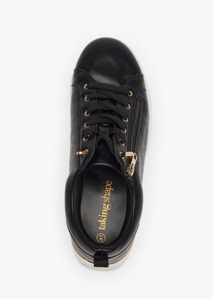 Elastic Zip Sneaker, , hi-res