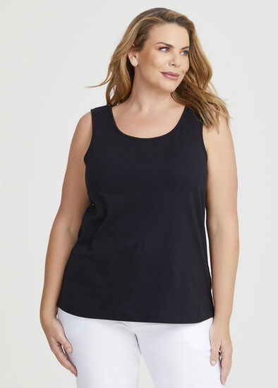 Plus Size Good Earth Australian Cotton Reversible Cami 