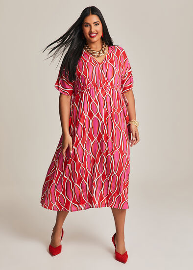 Plus Size Natural Alfresco Maxi Dress