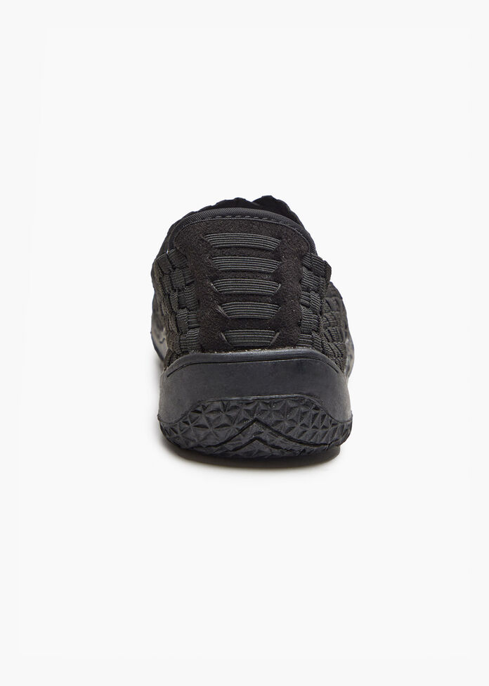 Shop Woven Stretch Covered Sandal Wide Fit Shoes Taking Shape AU