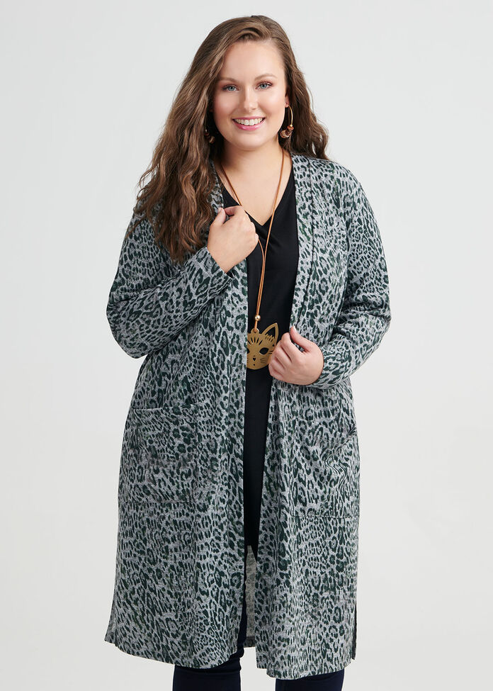 Animal Mix Cardi, , hi-res