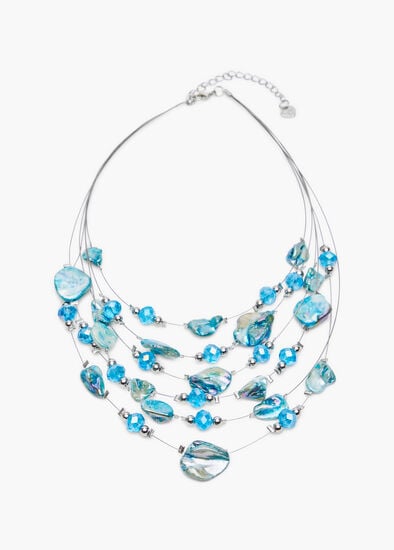 Multilayered Beaded Necklace