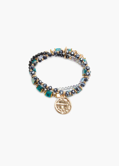 Plus Size Crystal Bracelet Set