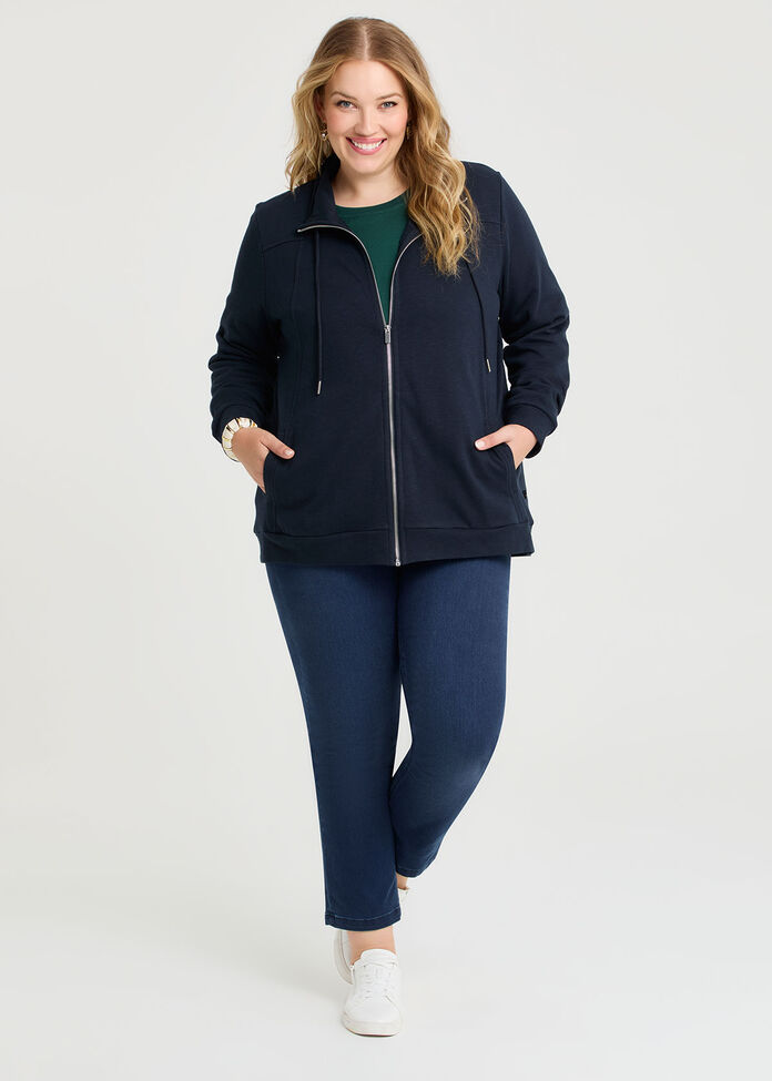 Funnel Neck Active Jacket, , hi-res