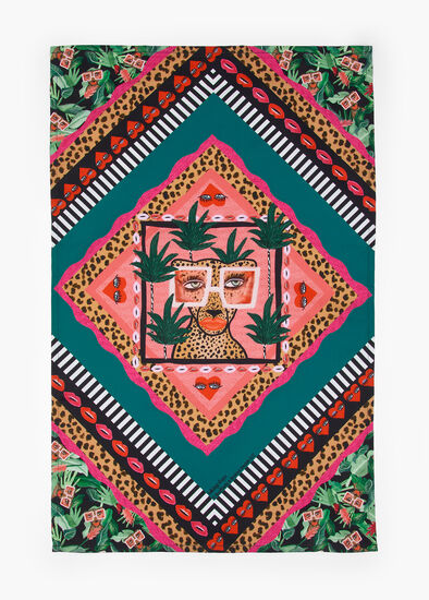 Bouffants Tea Towel