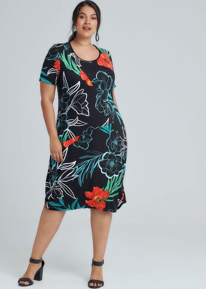 Shop Make A Statement Dress in Floral, Sizes 12-30 | Taking Shape AU