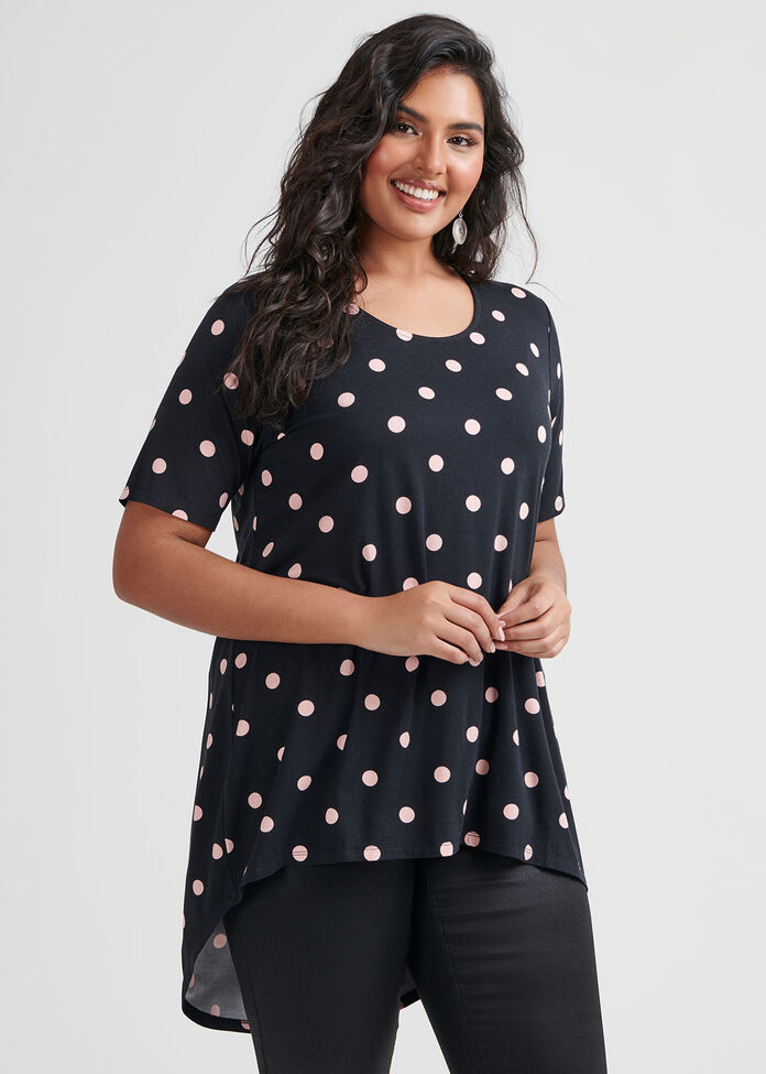 Bamboo Spot Top, , hi-res