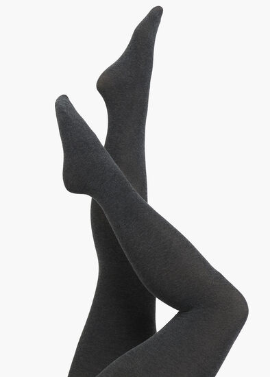 Opaque Cotton Blend Tights