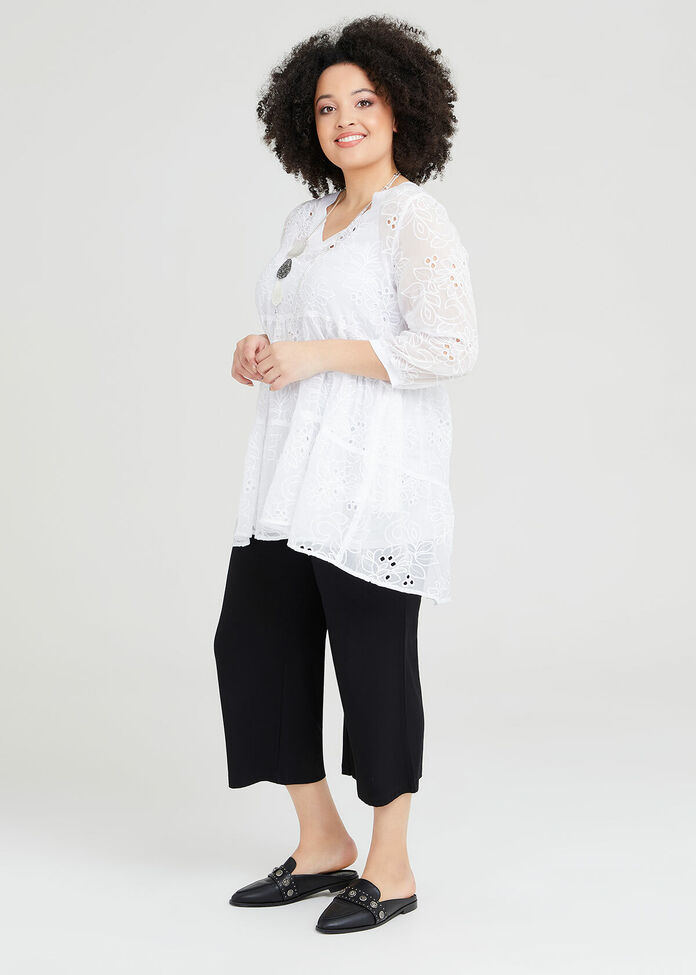 Shop Plus Size Daphne Embroidery Top in White Taking Shape AU