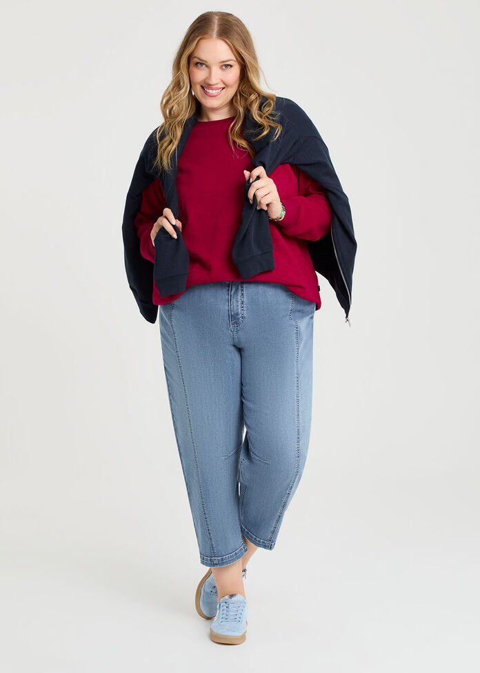Boyfriend Tunic Sweat, , hi-res