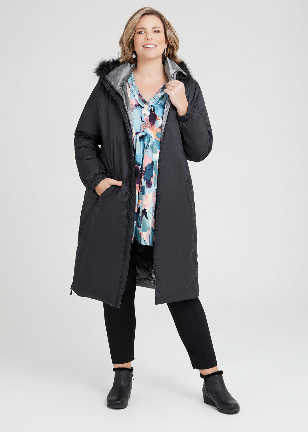 Shop Reversible Malin Puffer Coat in 