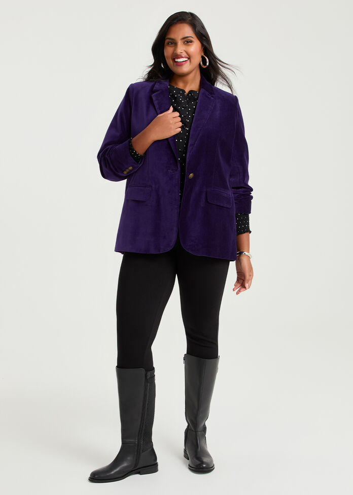 Midnight Velvet Luxe Jacket, , hi-res