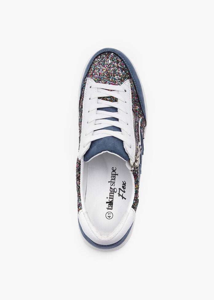 Shop Glitter Side Zip Sneaker Comfortable Shoes Taking Shape NZ shop-glitter-side-zip-sneaker-comfortable-shoes-taking-shape-nz