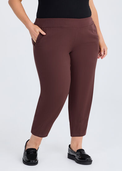 Plus Size Petite Lantern Natural Pant