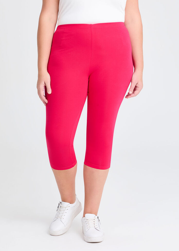Good Earth Australian Cotton Crop Legging, , hi-res