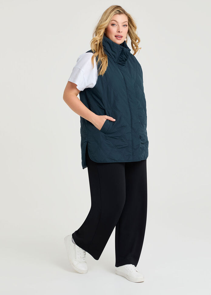Luxe Touch Wide Leg Trackpant, , hi-res