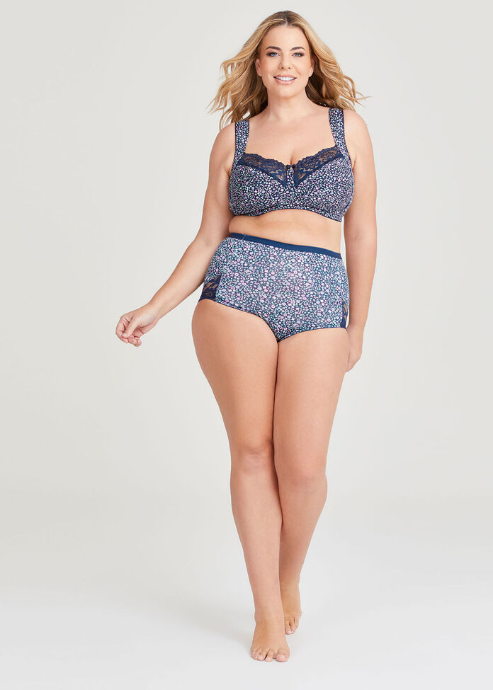 Wirefree Cotton Comfort Bra, , hi-res