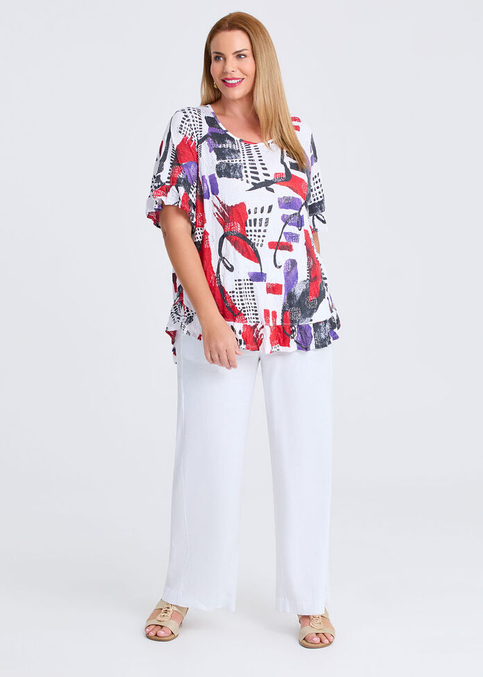 Salsa Bamboo & Foil Crush Top, , hi-res