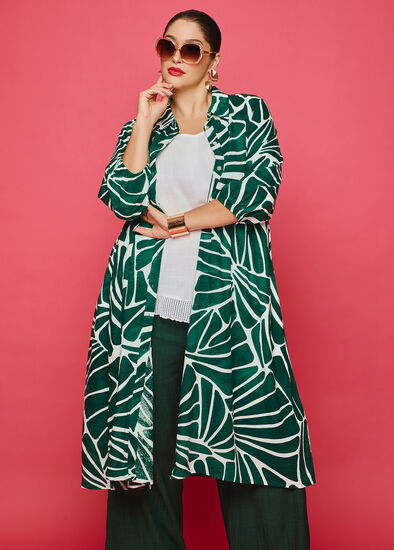 Plus Size Linen Blend Trinity Shirt
