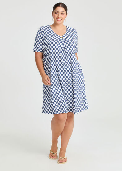 Plus Size Georgia Spot Dress