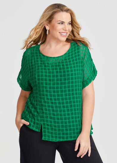 Plus Size Self Check Layering Overtop
