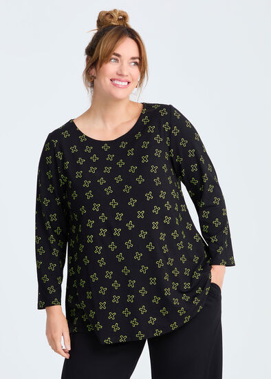 Plus Size Natural Casey Xx Top