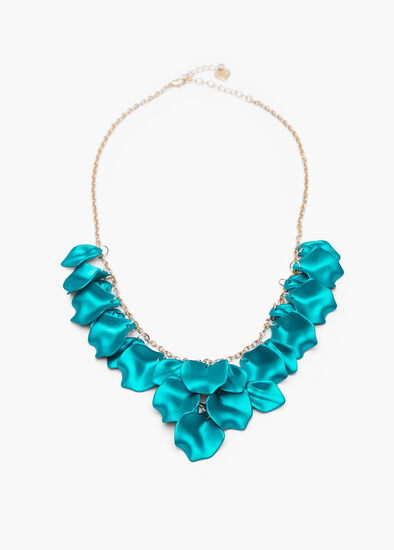 Petal Leaf Statement Necklace