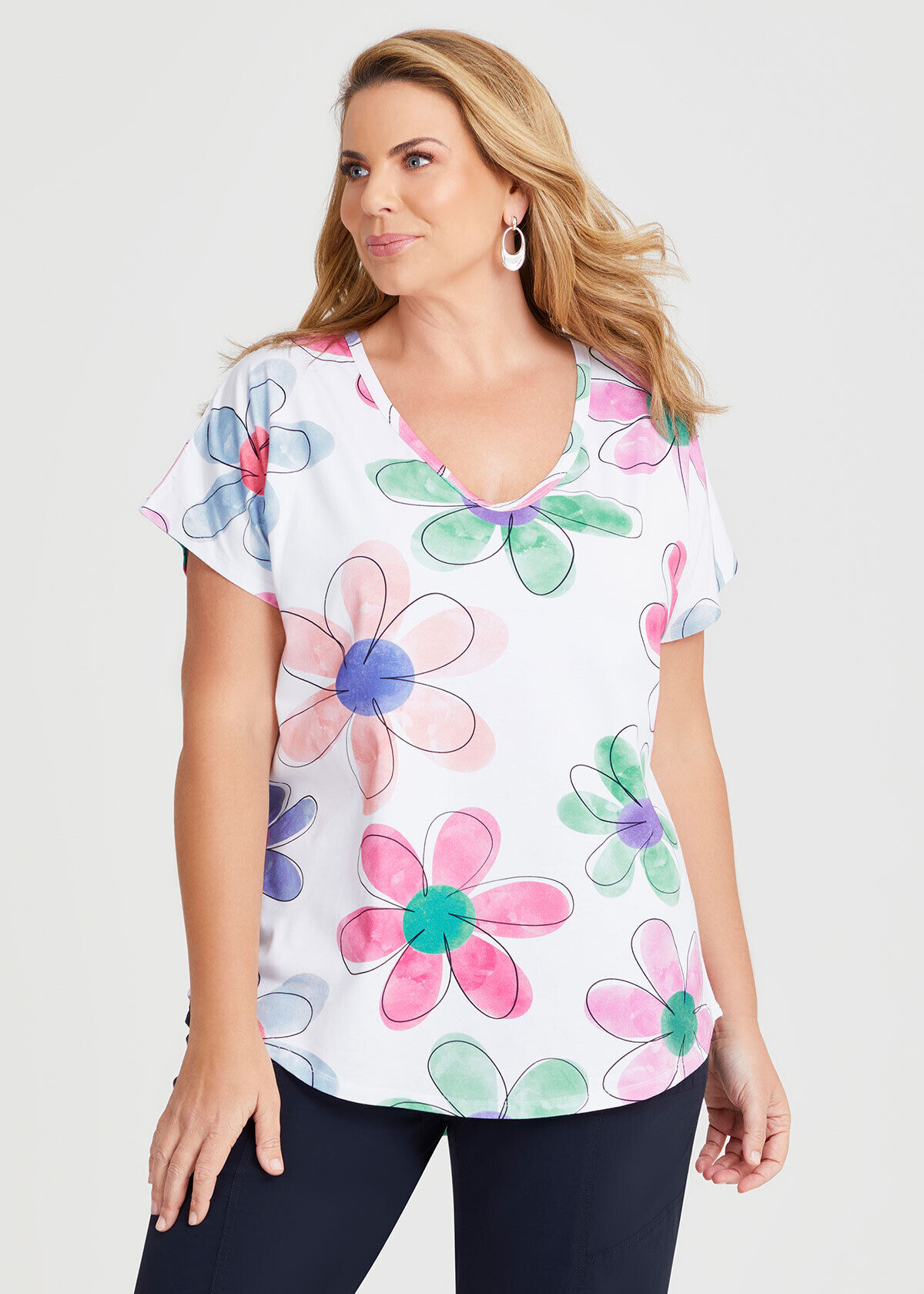 Ladies plus size summer tops 2025