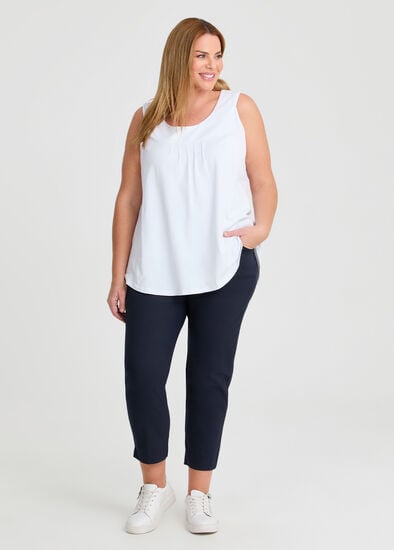 Plus Size Editorial Pocket Taper Pant