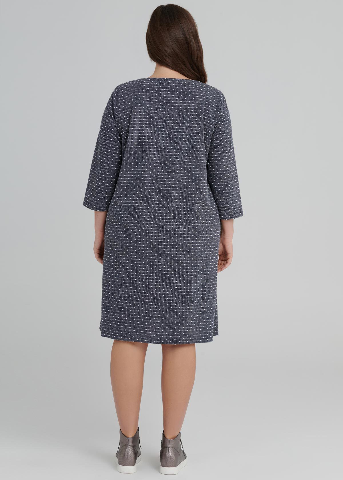 spot shift dress