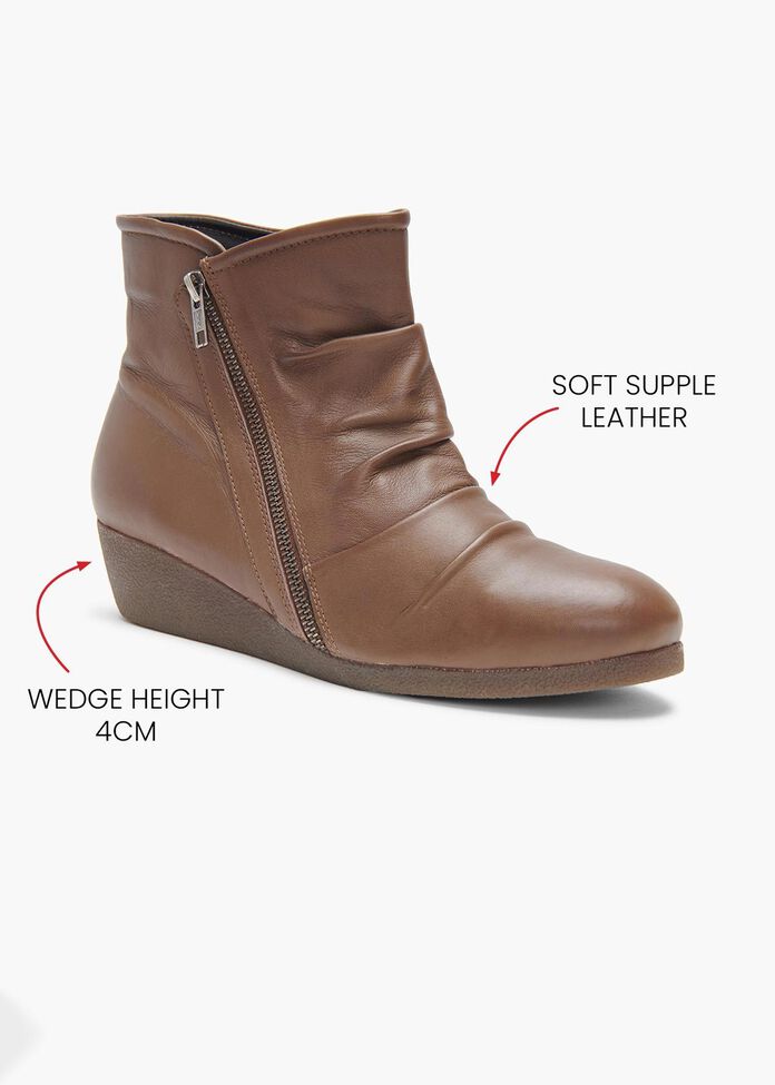 Jordan Ruched Ankle Boot, , hi-res