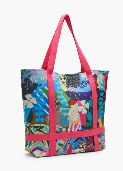 Joan Blond Floral Tote Bag