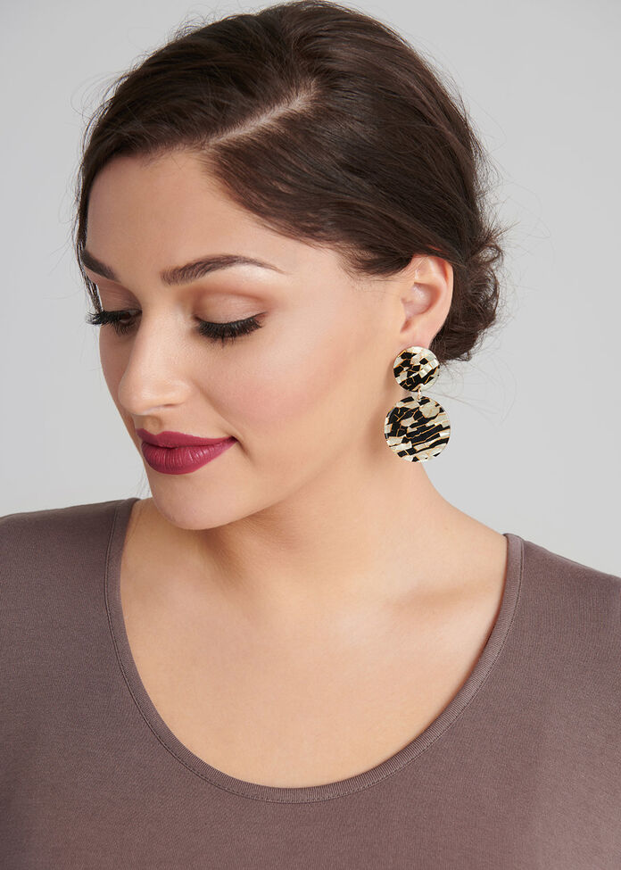 Bronze Glow Earrings, , hi-res