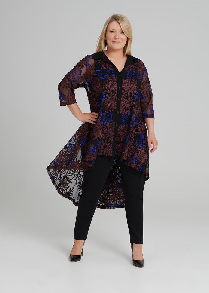 Bloom Embroidery Shirt, , hi-res