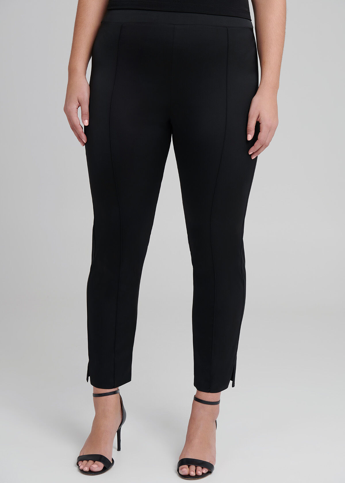 Shop Plus Size Lamour Tuxedo Pant in Black Taking Shape AU