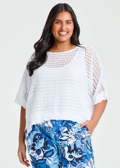 Plus Size Textured Alicia Overtop