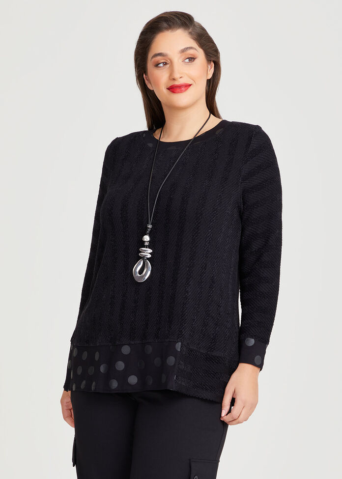 Juliette French Print Top