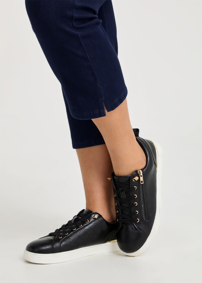Elastic Zip Sneaker, , hi-res
