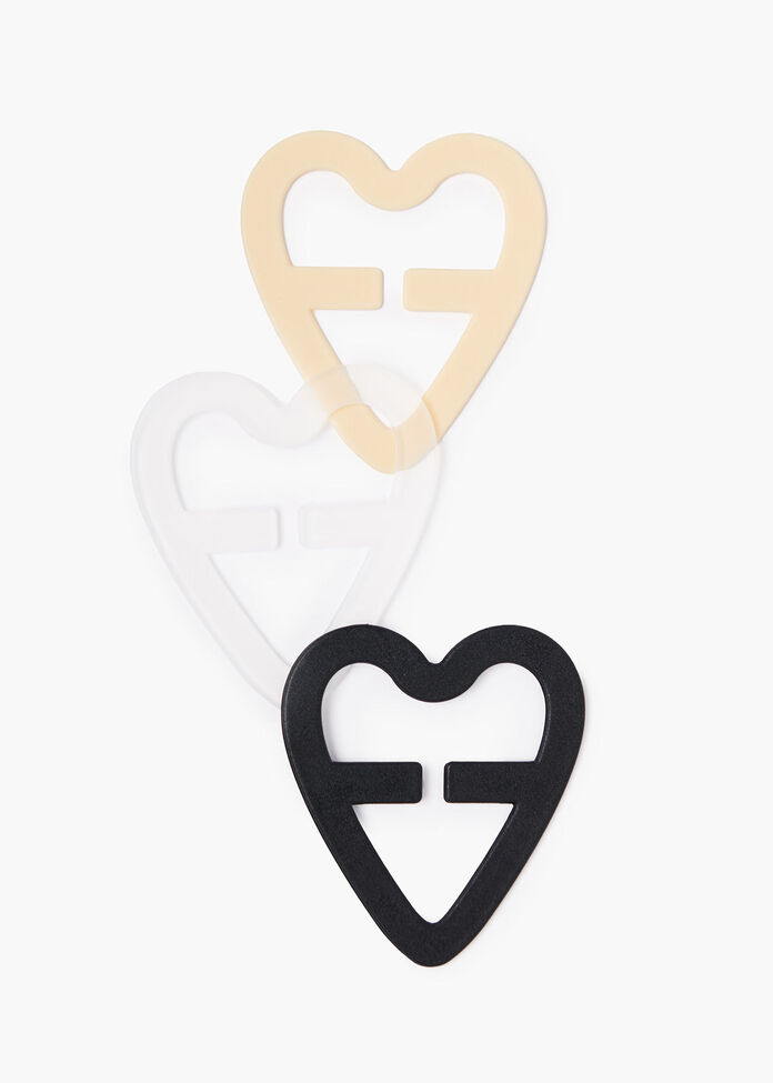 Bra Clips Hearts Set/3, , hi-res
