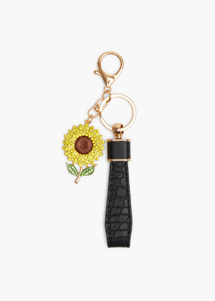 Sunflower Bag Charm, , hi-res
