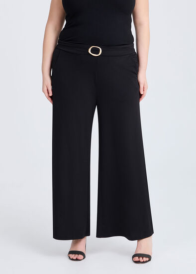 Plus Size Sabrina Wide Leg Split Pant