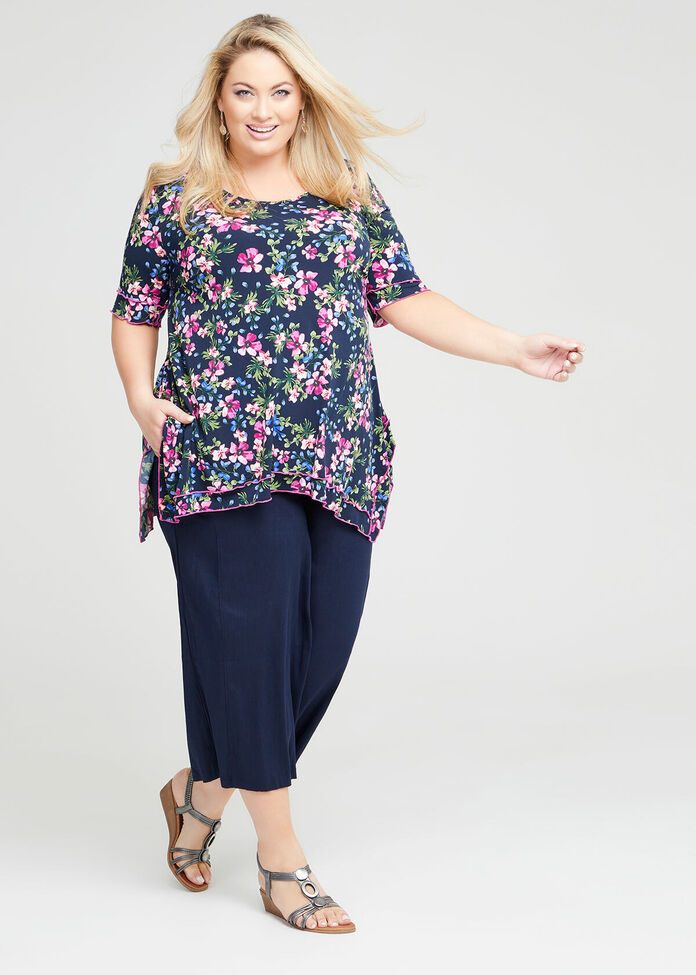 Viola Floral Top, , hi-res