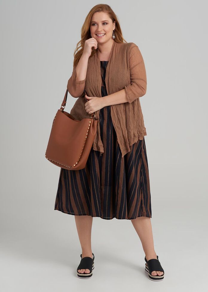Stephie Studded Hobo Bag, , hi-res