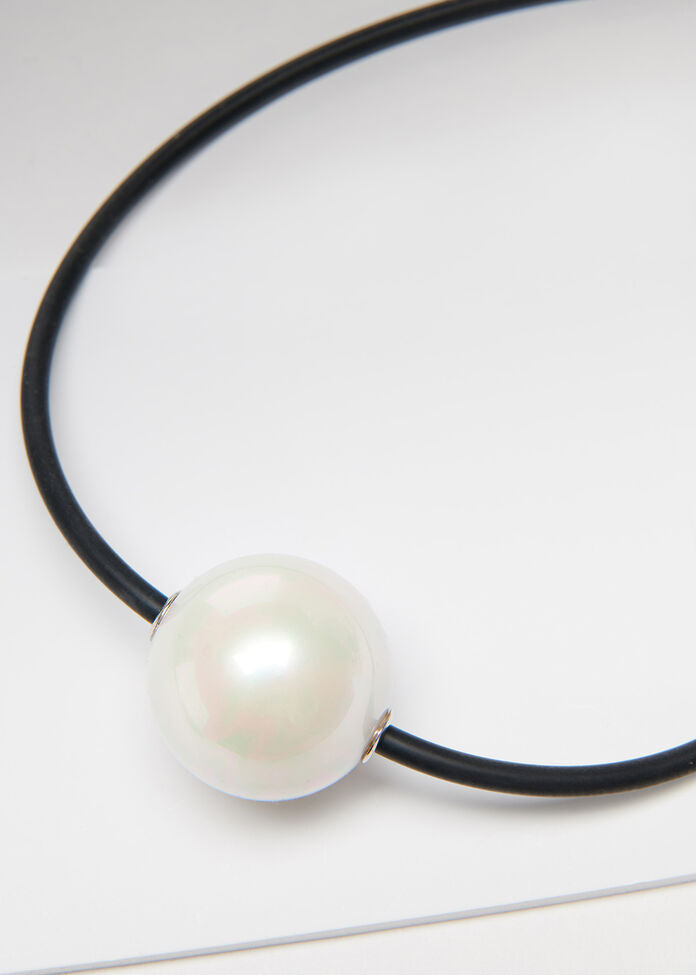 Single Pearl Necklace, , hi-res