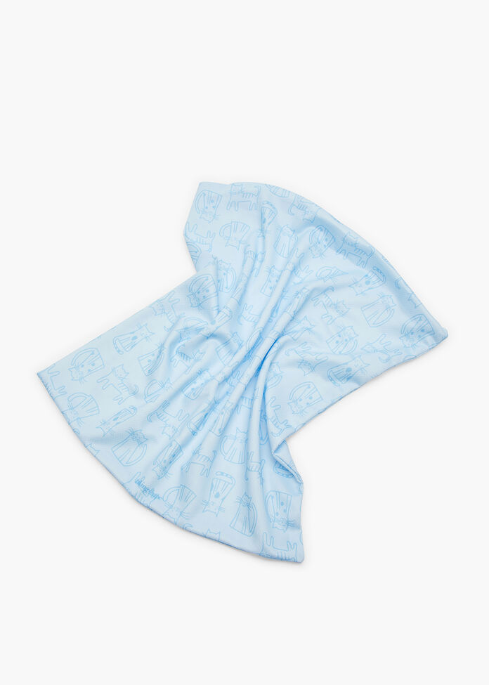 Pastel Cat Laundry Bag, , hi-res